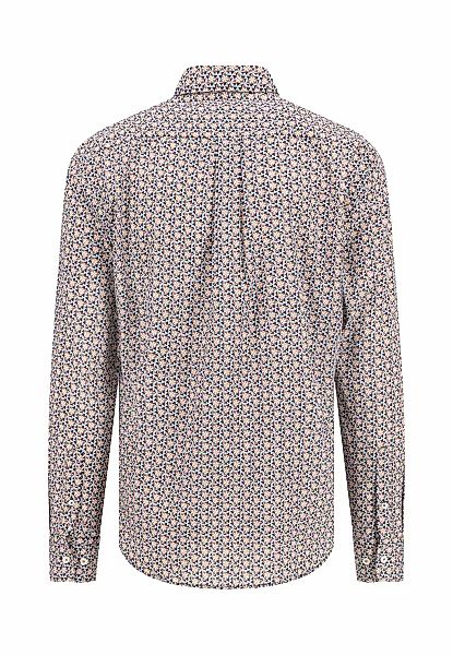 FYNCH-HATTON Langarmhemd, mit Logostickerei und All-Over Print günstig online kaufen