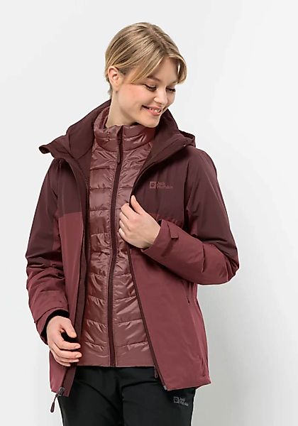 Jack Wolfskin 3-in-1-Funktionsjacke "FELDBERG 3IN1 JKT W", (2 teilig), mit günstig online kaufen