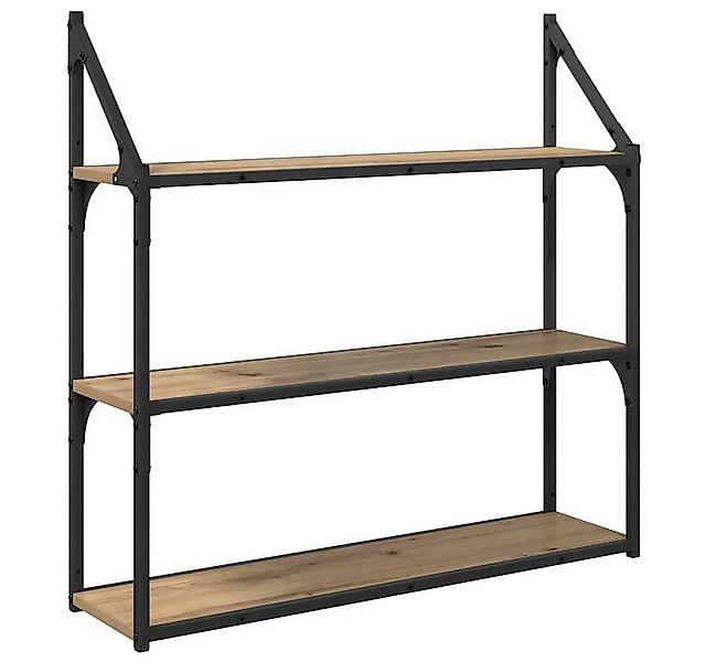 vidaXL Regal Wandregal Artisan-Eiche 80 x 21 x 78,5 cm Holzwerkstoff, 1-tlg günstig online kaufen