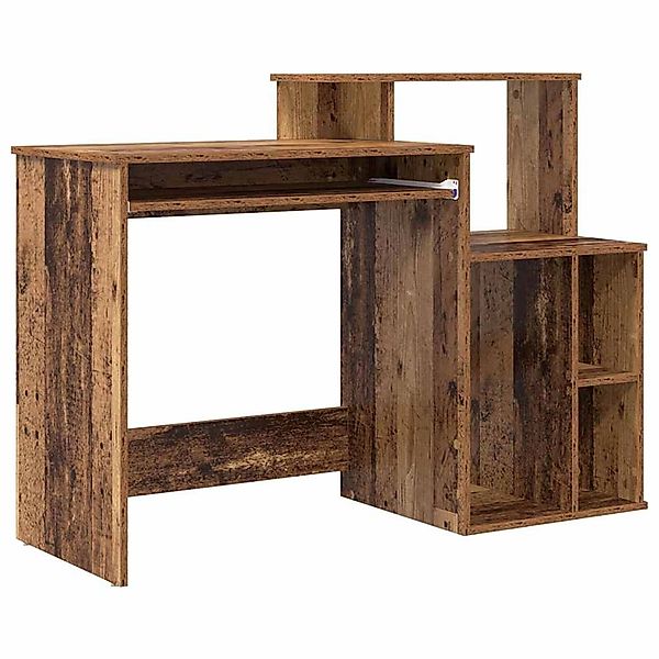 vidaXL Tisch mit Stauraum Altholz 120,5 x 44 x 88,5 cm Holzwerkstoff 869480 günstig online kaufen