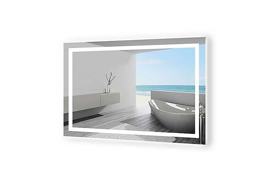 duschspa Badspiegel Spiegel mit LED Beleuchtung Kaltweiß 60x50 cm bis 160x8 günstig online kaufen