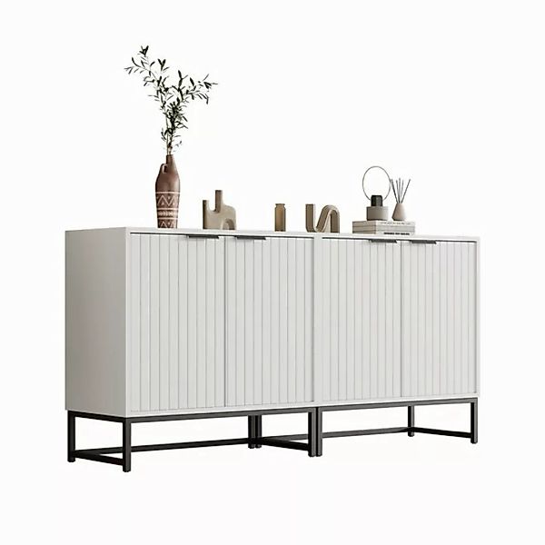 HAUSS SPOLE Schuhschrank Moderne Sideboard Kommode Standschrank Lagerung Sc günstig online kaufen