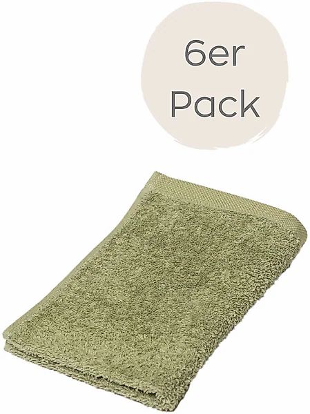 Wewo fashion Gästehandtücher »9517G«, (Packung, 6 St., 6er Set Gästehandtüc günstig online kaufen