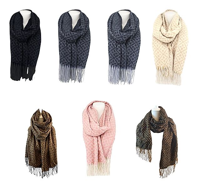 VewoTex Schal Winter Damen » Soft Cashmera » Winterschal Boutique Blume, (E günstig online kaufen