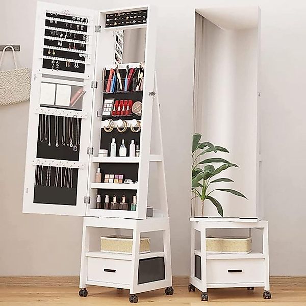 GarveeMore Schmuckschrank Schmuckschrank mit Spiegel Spiegelschrank günstig online kaufen