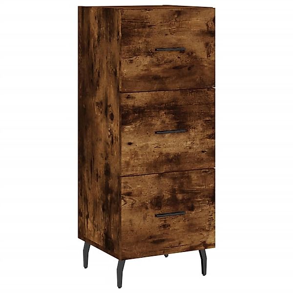 vidaXL Sideboard Räuchereiche 34,5x34x90 cm Holzwerkstoff 828625 günstig online kaufen