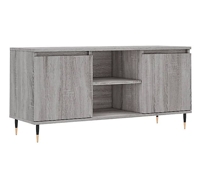 vidaXL TV-Schrank TV-Schrank Grau Sonoma 104x35x50 cm Holzwerkstoff (1-St) günstig online kaufen