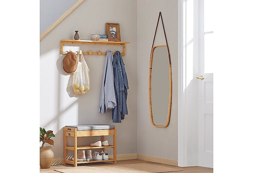 SoBuy Sitzbank FSR47, Schuhbank mit Sitzfläche Garderobenbank Schuhregal Si günstig online kaufen