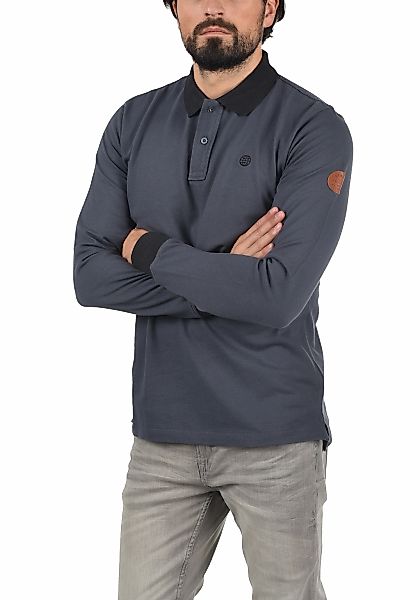 Blend Langarm-Poloshirt "BHRalle" Longsleeve mit verlängerter Rückenpartie günstig online kaufen