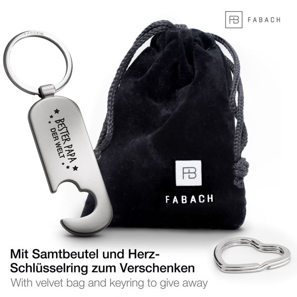 FABACH Schlüsselanhänger Flaschenöffner und Gravur - günstig online kaufen