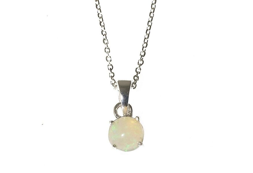 Kette mit Anhänger Anhänger echter Edel Opal 6 mm mit Kette günstig online kaufen