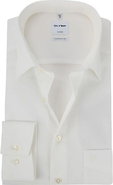 OLYMP Luxor CF Hemd Bügelfrei Ecru - Größe 43 günstig online kaufen
