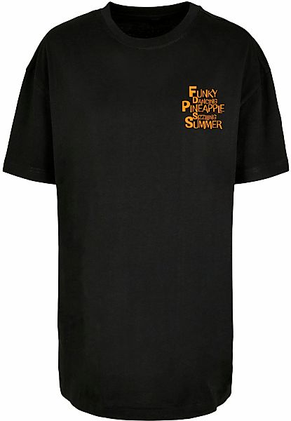 Merchcode T-Shirt "Merchcode Ladies Funky Pineapple Oversized Tee" 1 Stk. t günstig online kaufen