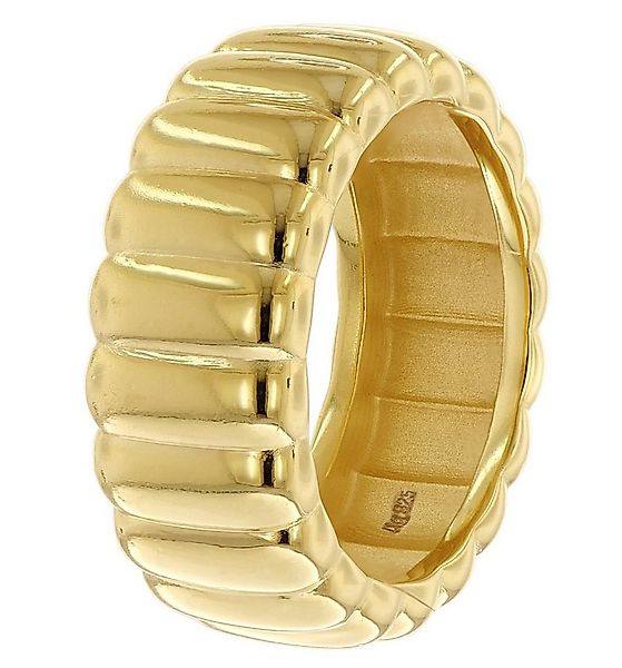 trendor Goldring Damenring 925 Silber Vergoldet günstig online kaufen