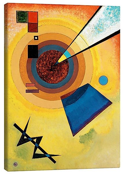 Posterlounge Wandbild Grün und Rot, Wassily Kandinsky, erhältlich als Poste günstig online kaufen