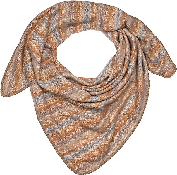 styleBREAKER XXL-Schal Dreieckstuch Zick-Zack Webmuster, (1-St) günstig online kaufen