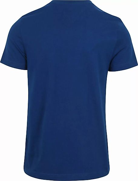 Tommy Hilfiger T-shirt Logo Mittelblau - Größe L günstig online kaufen