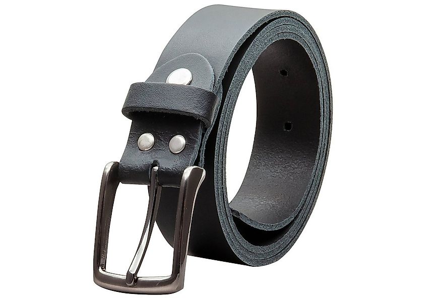 COLOGNEBELT Ledergürtel OM310-SL-Schwarz MADE IN GERMANY, Schwarz Kürzbar, günstig online kaufen