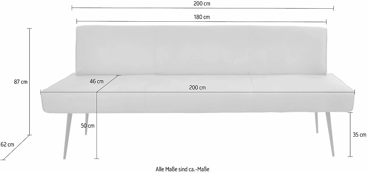 K+W Komfort & Wohnen Essgruppe "Giacomo I", (6 tlg.), 2 Stühle und 2 Armleh günstig online kaufen