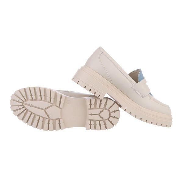 Ital-Design Damen Mokassins Freizeit Slipper Blockabsatz günstig online kaufen
