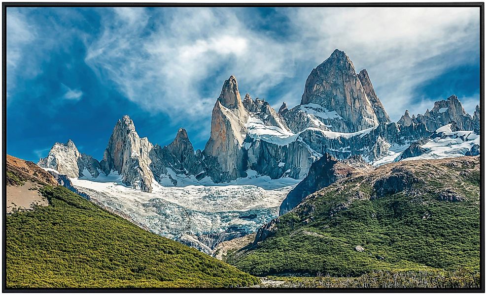 Papermoon Infrarotheizung »Berge in landschaft«, sehr angenehme Strahlungsw günstig online kaufen