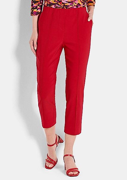 GOLDNER Schlupfhose Kurzgröße: Elegante Schlupfhose mit Biesen Businesshose günstig online kaufen