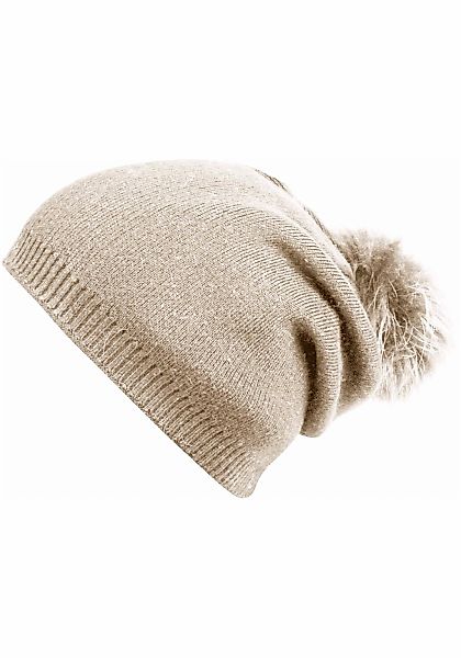 Capelli New York Beanie mit Metall-Logo günstig online kaufen