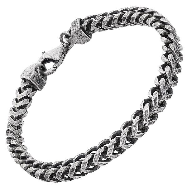 trendor Gliederarmband Herren-925 Silber Oxydiert Fuchsschwanzkette günstig online kaufen