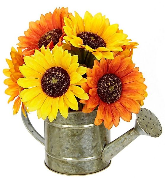 Kunstblume Sonnenblumen in Gießkanne Sonnenblume, I.GE.A., Höhe 21 cm, Herb günstig online kaufen