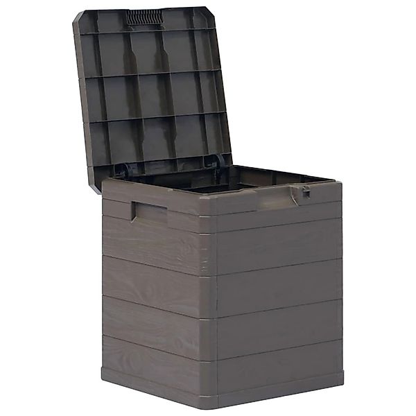 vidaXL Gartenbox Garten-Aufbewahrungsbox 90 L Braun günstig online kaufen