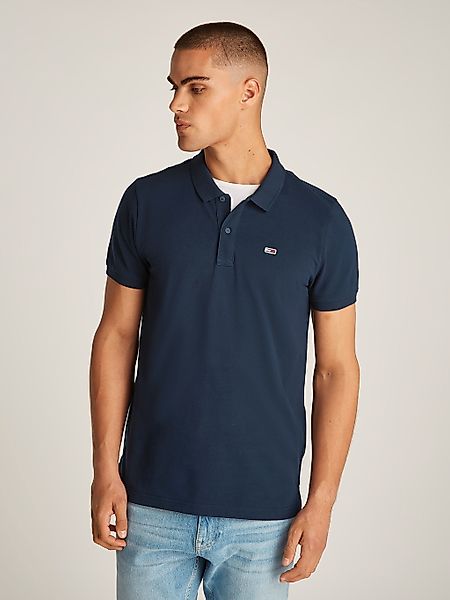 Tommy Jeans Poloshirt "TJM SLIM PLACKET POLO", Piqué mit Polokragen günstig online kaufen