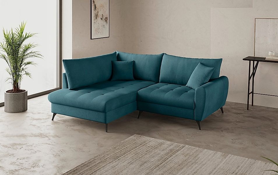Mr. Couch Ecksofa "Blackburn II L-Form", Wahlweise mit Kaltschaumpolsterung günstig online kaufen