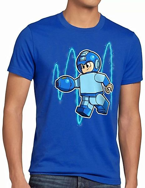 style3 Print-Shirt Herren T-Shirt Mega Mini videospiel man baustein günstig online kaufen