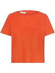 Blusen-Shirt U-Boot-Ausschnitt St. Emile orange günstig online kaufen