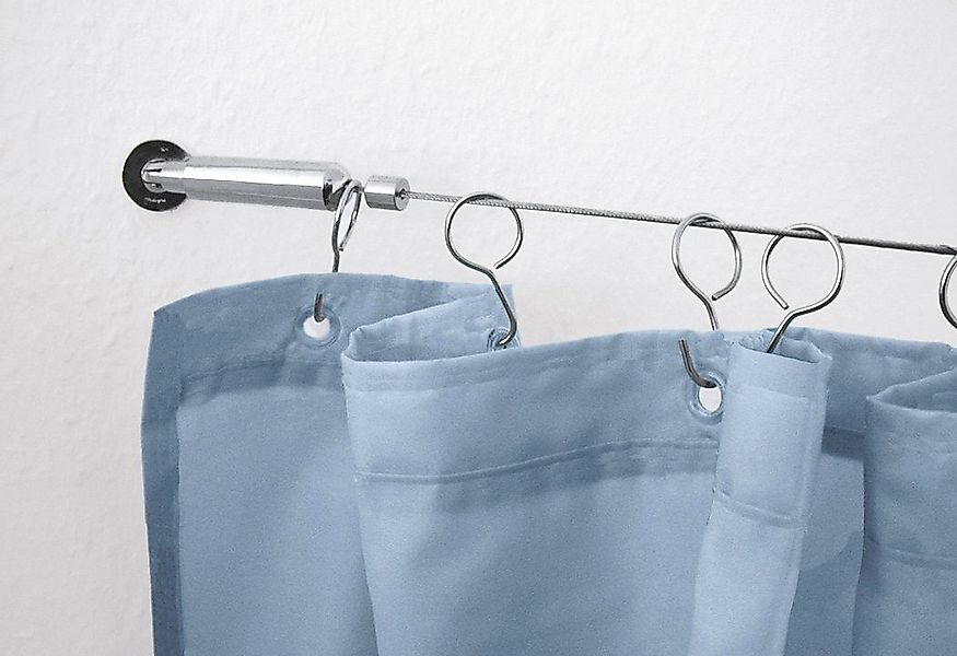 Kleine Wolke Duschvorhang-Seilsystem, kürzbar, mit Bohren, günstig online kaufen