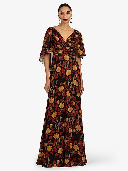 Kraimod Abendkleid mit floralem Print und Volantärmeln günstig online kaufen