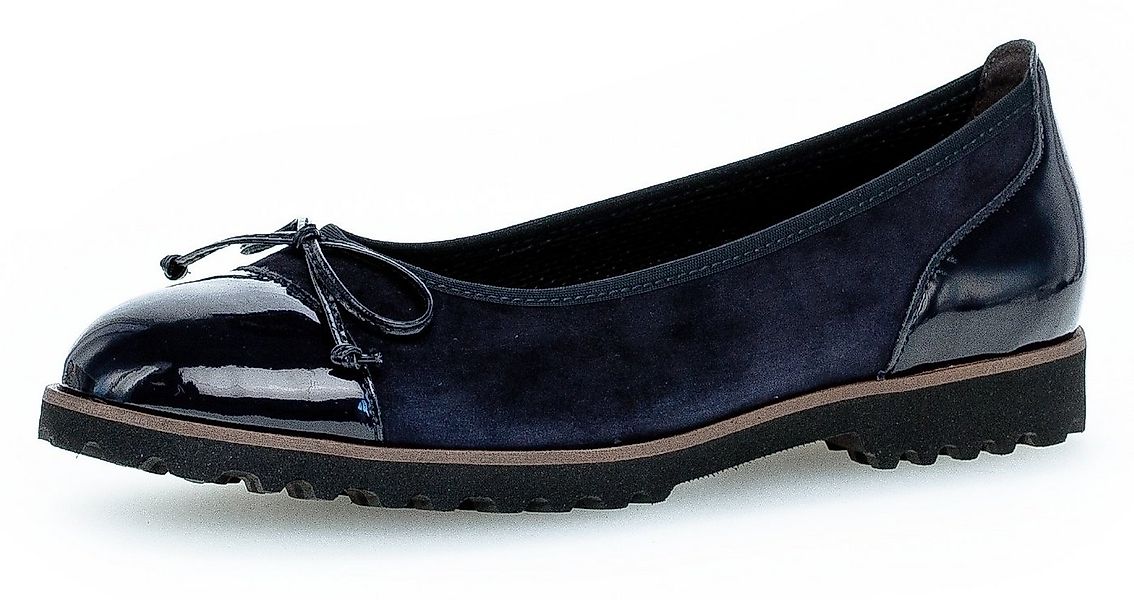 Gabor Ballerina Flats, Chunky Slipper mit komfortablem Gummieinfass günstig online kaufen