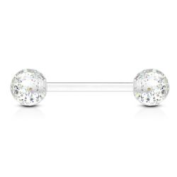viva-adorno Brustwarzenpiercing Zungenpiercing Barbell Piercing Stab günstig online kaufen