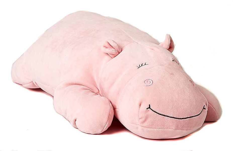 Uni-Toys Kuscheltier Plüsch-Kissen Nilpferd, ultraweich, 56 günstig online kaufen