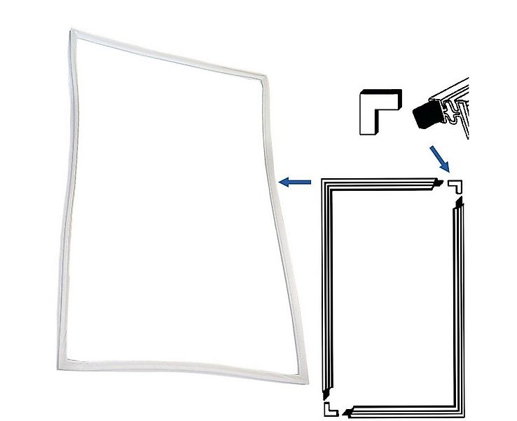 easyPART Dichtlippe wie EUROPART 10004287 UNIVERSAL Türdichtung, Kühlschran günstig online kaufen