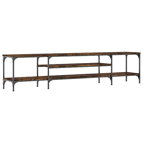 vidaXL TV-Schrank Räuchereiche 201x35x45 cm Holzwerkstoff & Eisen 831815 günstig online kaufen