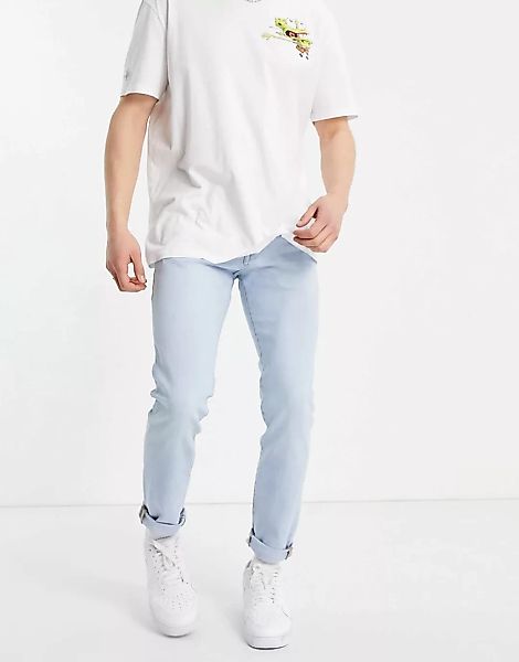 Selected Homme – Schmale Jeans in Mittelblau günstig online kaufen