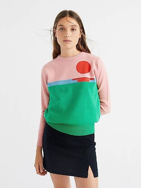 Sweater Sunset Trash Knit günstig online kaufen