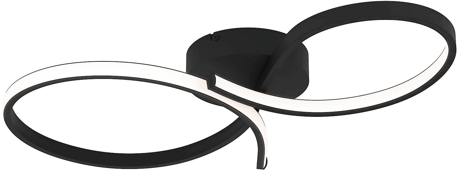 EGLO Deckenleuchte »Serpins Deckenlampe, Pendellampe, Metall und Kunststoff günstig online kaufen