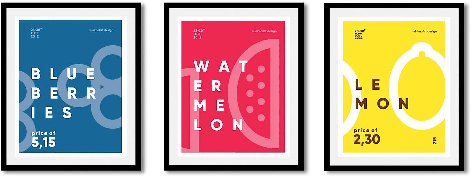 queence Bild »Set Fruity« Art   Essen   Kunst   Lebensmittel   Obst   Obst günstig online kaufen