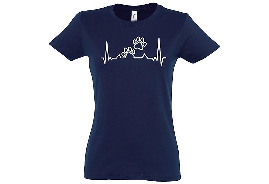 Youth Designz T-Shirt Heartbeat Hundepfoten Damen Shirt mit trendigem Front günstig online kaufen