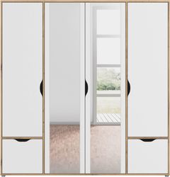 rauch Drehtürenschrank "Kleiderschrank Schrank Garderobe Wäscheschrank NARA günstig online kaufen