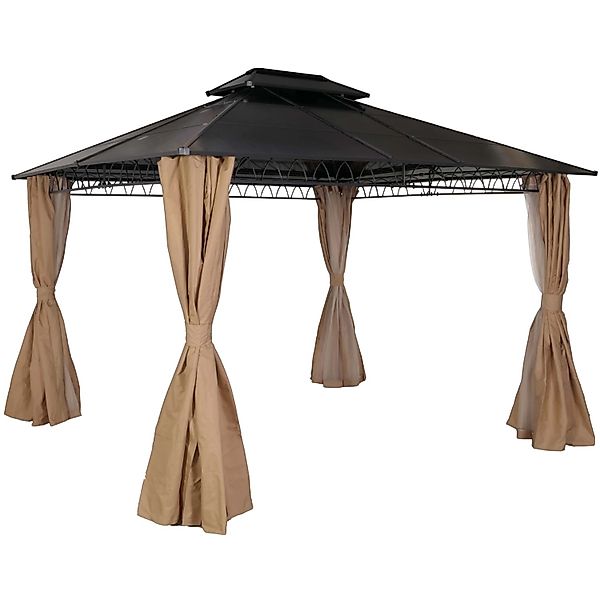 MCW Hardtop Pergola M81 Creme 3,6x3m günstig online kaufen