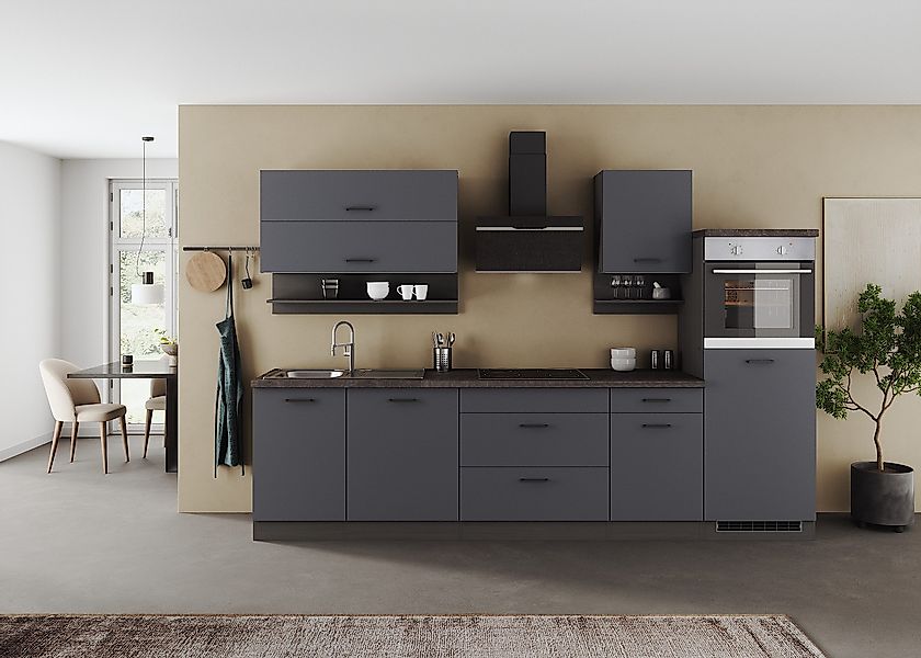 KOCHSTATION Küchenzeile KS-Frieda Breite 300 cm, günstig online kaufen