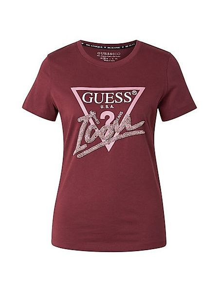 Guess Langarmshirt (1-tlg) Ziersteine günstig online kaufen